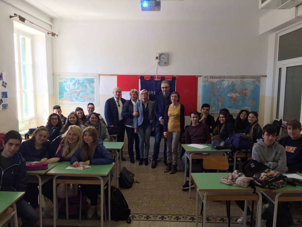 Vallecrosia, il Lions Club Bordighera Capo Nero Host propone il “Progetto Martina” al CNOSFAP Don Bosco