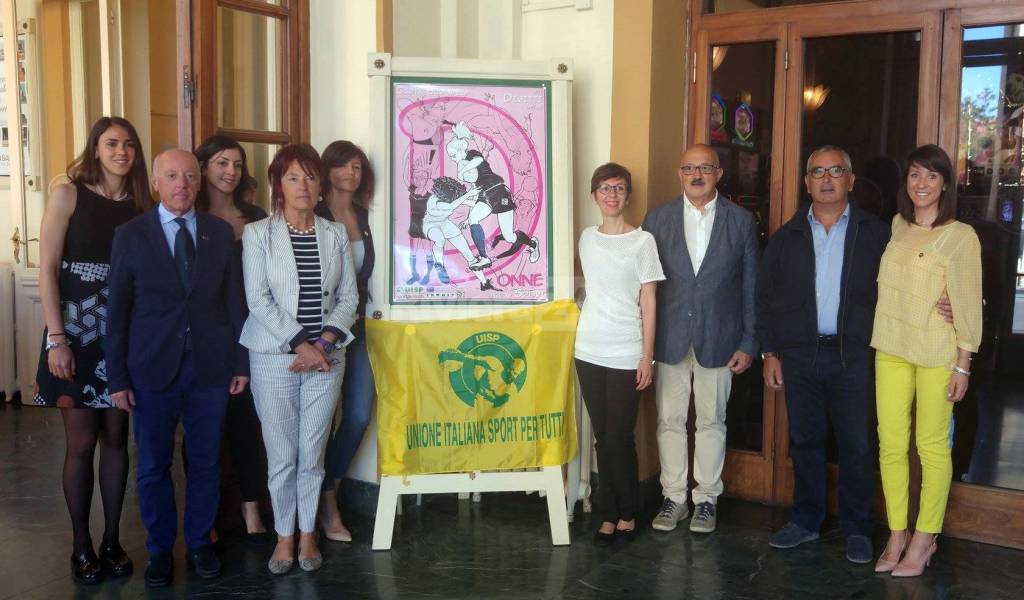 Sanremo, inaugurata al Casinò la mostra fumetto dedicata alla Carta dei diritti della donna nello sport