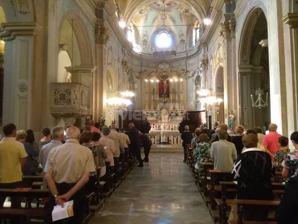 Camporosso, messa solenne alla chiesa di San Marco Evangelista per la festa dei carabinieri pensionati