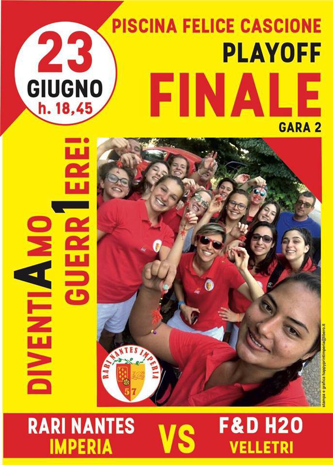 Venerdì gara 2 dei playoff alla Cascione, Matilde Risso suona la carica