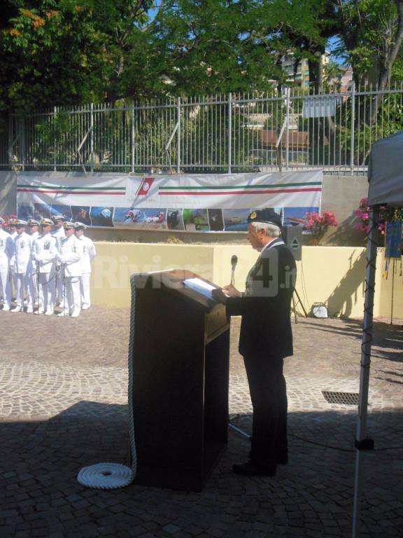 Imperia, si è tenuta questa mattina la celebrazione della “Giornata della Marina Militare”