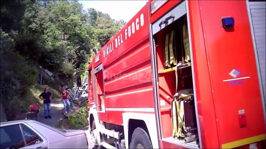 Perinaldo, è un 54enne di Ospedaletti il ciclista ferito a Negi: recuperato dai soccorritori