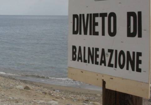 Scatta il divieto di balneazione a Santo Stefano al Mare