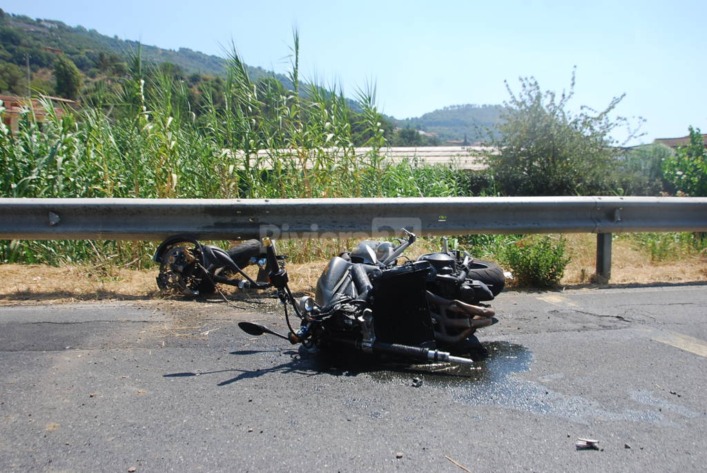 San Biagio della Cima, gravissimo incidente in moto: centauro in fin di vita