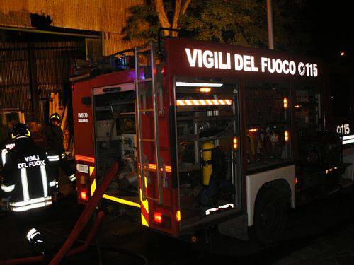 vigili del fuoco notte