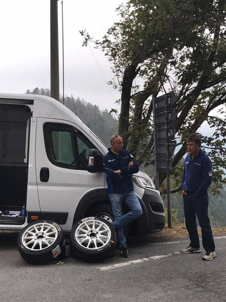 Campedelli e la sua Ford Fiesta R5, test drive sulle strade del Sanremo