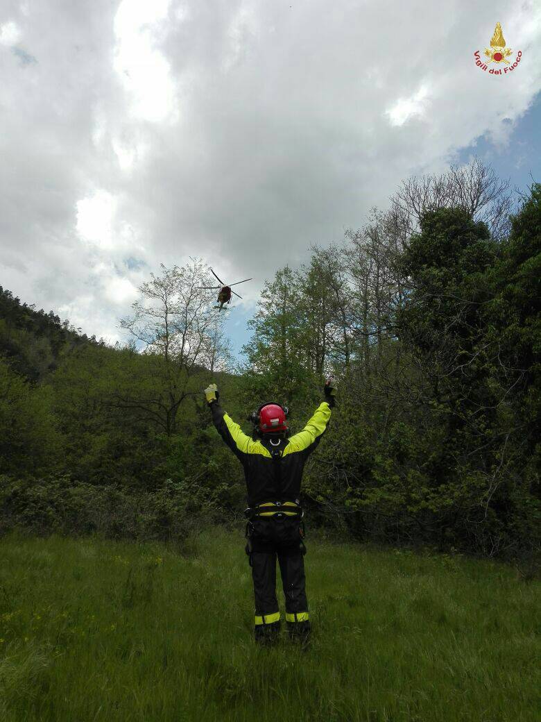 Triora, cade con la moto da enduro: grave al Santa Corona spagnolo 66enne