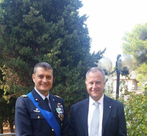 Imperia, il Presidente del Consiglio Comunale Diego Parodi presente alla cerimonia avvicendamento Aeronautica Militare