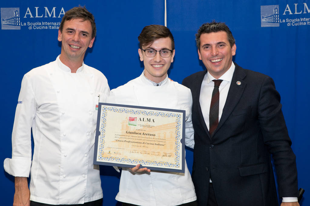 Gianluca Aretuso di Ospedaletti si è diplomato cuoco professionista di cucina italiana