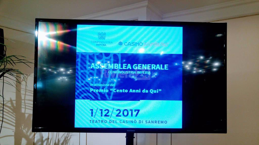 Al teatro dell’Opera il Premio Casinò di Sanremo-Confindustria Imperia “Cento Anni da Qui”