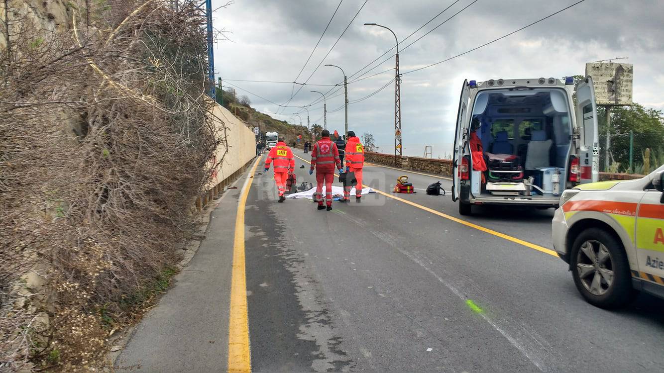 Incidente mortale in corso Mazzini a Sanremo