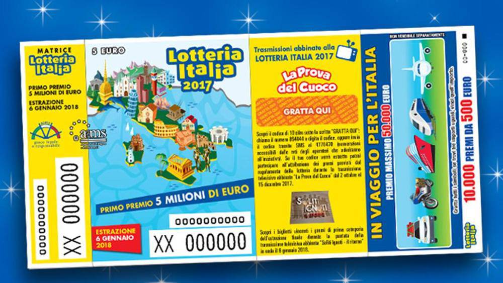 Lotteria Italia, in provincia di Imperia venduti 12.960 biglietti