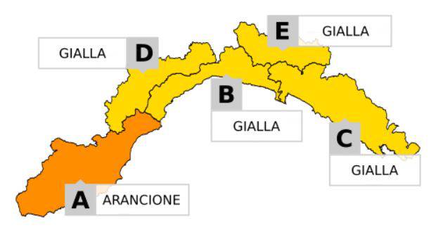 Imperia, alle 15 scatta l’allerta arancione: massima attenzione a corsi d’acqua e strade