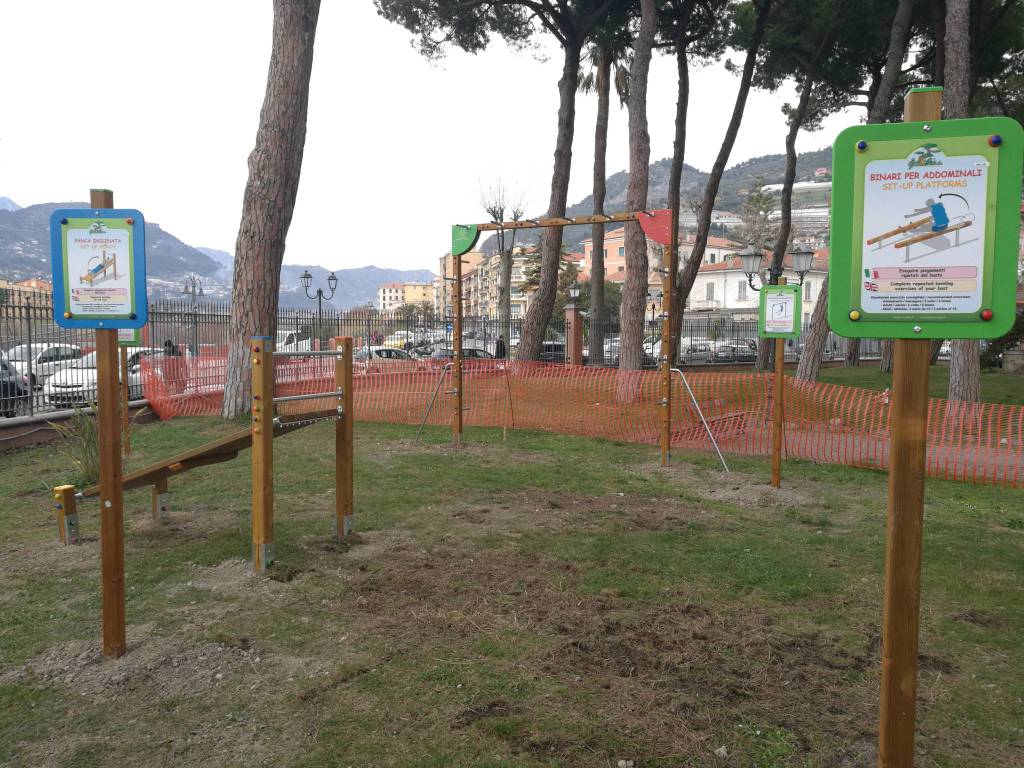 Ventimiglia avrà un percorso fitness ai giardini Tommaso Reggio