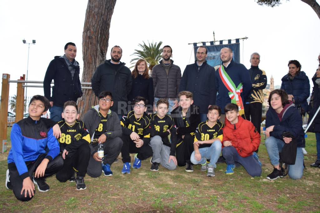 Tenersi in forma all’aria aperta, a Ventimiglia si può: inaugurato il percorso fitness