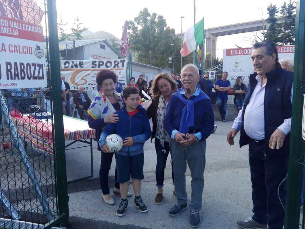 Il Don Bosco Vallecrosia Intemelia inaugura il nuovo campetto sintetico e intitola la Scuola Calcio “Mauro Rabozzi”