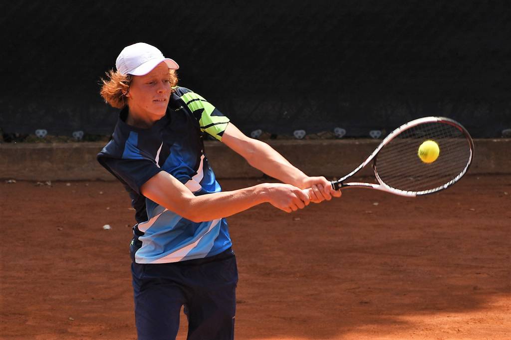 Bordighera, Jannik Sinner si allena al Piatti Tennis Center