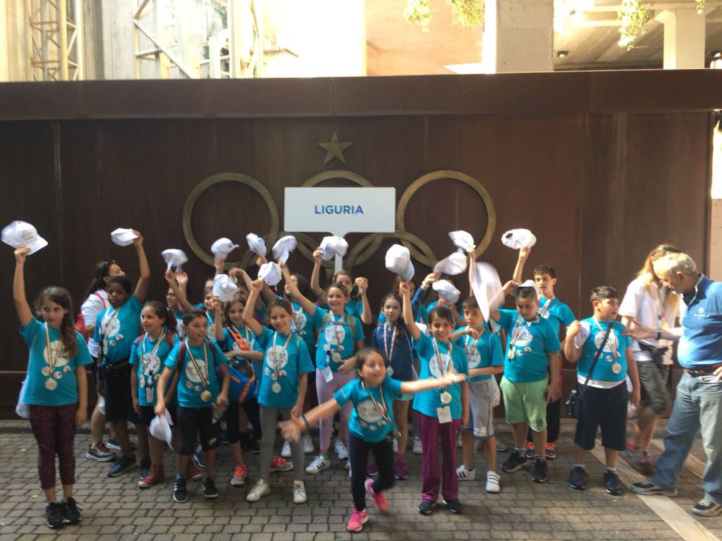 Vince la scuola primaria di Borgo San Moro di Imperia alla Festa Finale Nazionale di Sport di Classe a Roma