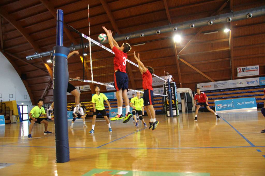 Prima giornata di gare maschili alle Kinderiadi–Trofeo delle Regioni