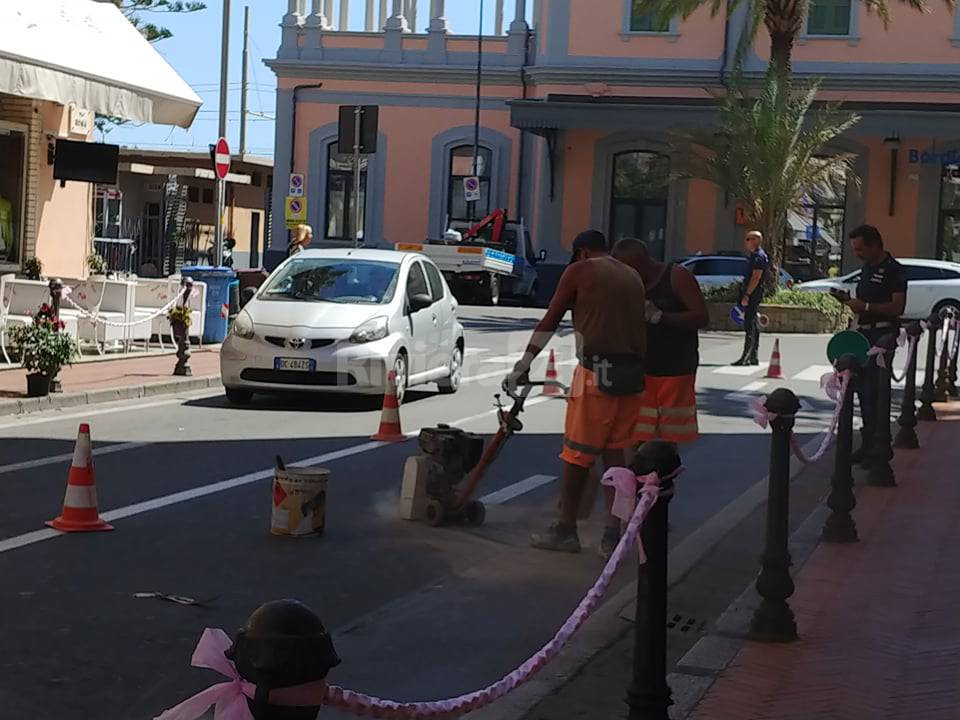 Bordighera, via Roma torna a doppio senso