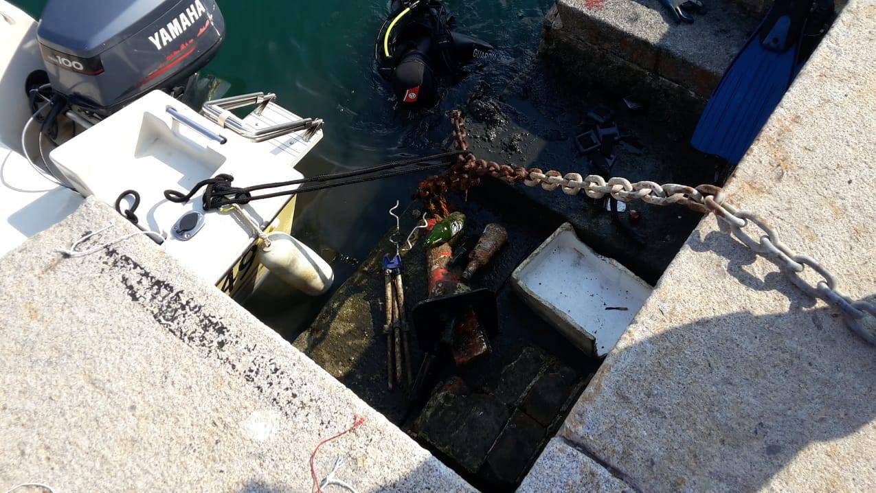 Sanremo, operazione &#8220;Fondali Puliti&#8221;