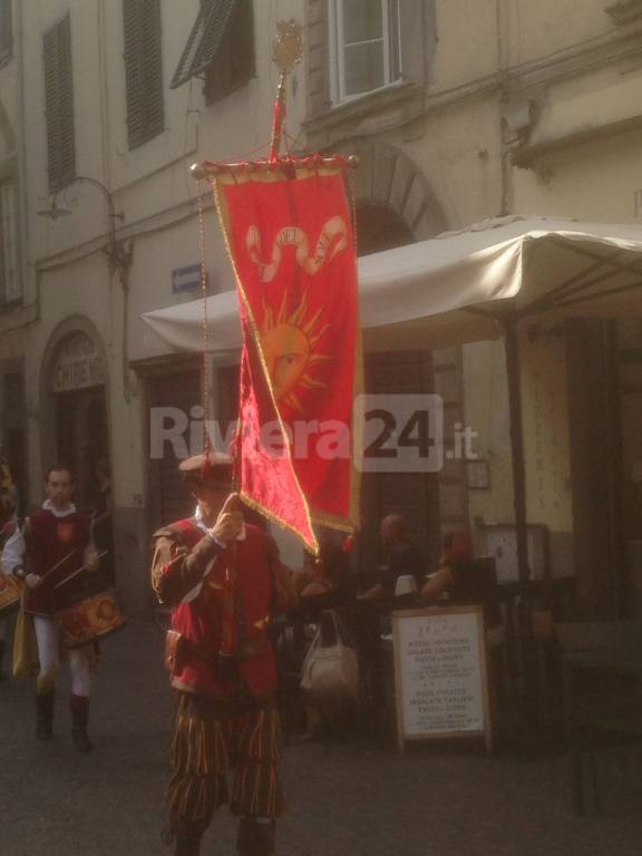 Anche i Balestrieri di Ventimiglia al XXXIV Campionato Italiano di Balestra antica da banco di Lucca