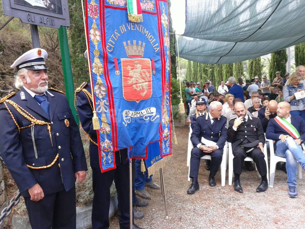 Gli alpini di Ventimiglia festeggiano Sant&#8217;Antunin: a Trucco anche un pensiero per le vittime di Genova