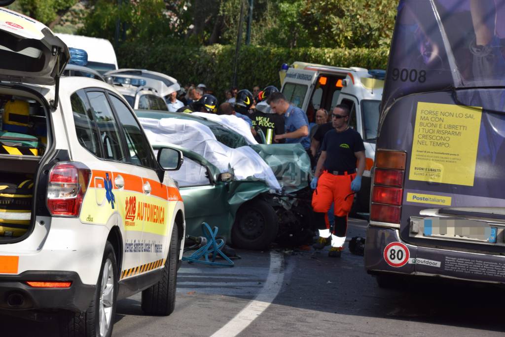 Bordighera, tragico incidente sull&#8217;Aurelia