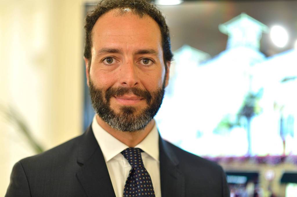 Il presidente di Federgioco, il sanremese Olmo Romeo, alla conferenza di Sistema di Confcommercio Nazionale