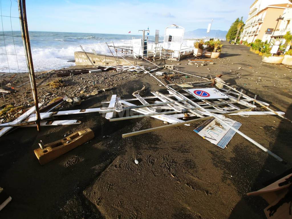 Maltempo, i danni a Bordighera