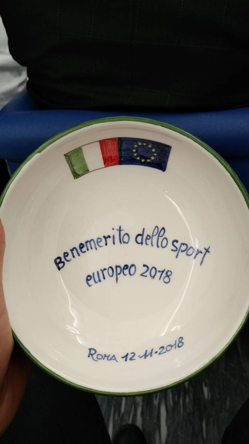 Consegnata al Comune di Sanremo la “Ciotola della Benemerenza per lo Sport Europeo”