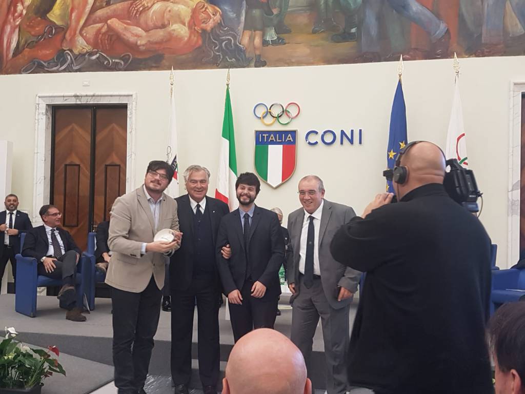 Consegnata al Comune di Sanremo la “Ciotola della Benemerenza per lo Sport Europeo”