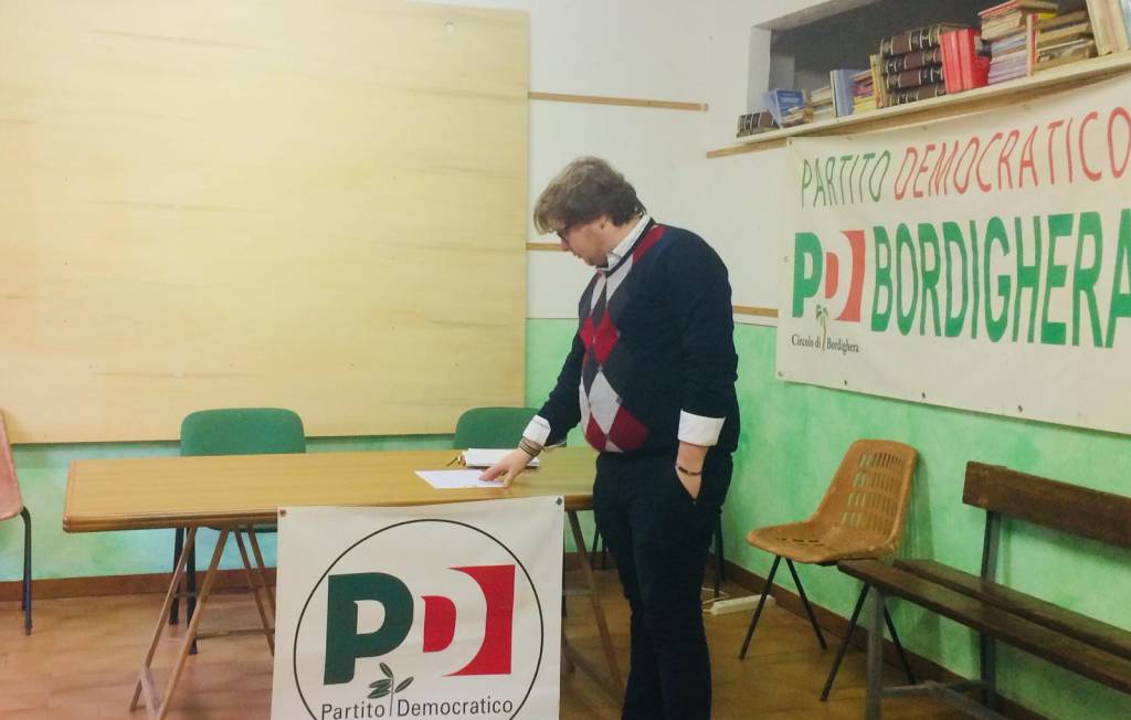 Il congresso cittadino del Pd di Bordighera elegge il nuovo segretario, è Niccolò Grassano