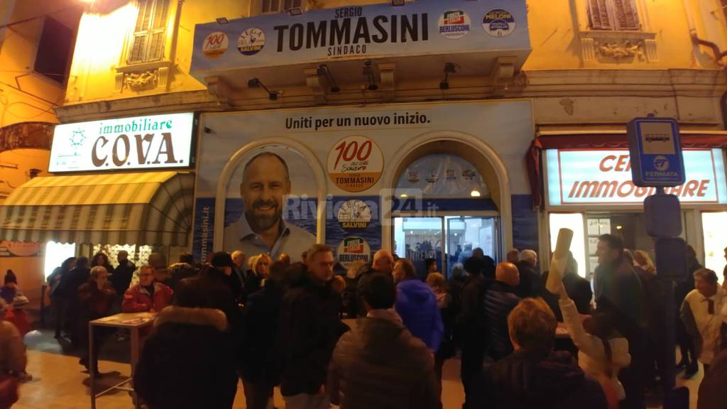 Sanremo, tutto pronto per il terzo appuntamento al point elettorale di Sergio Tommasini