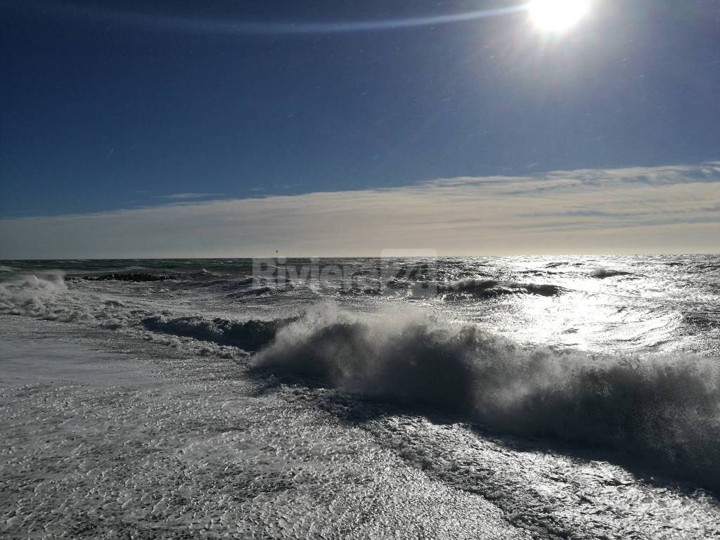 Vento forte a Bordighera