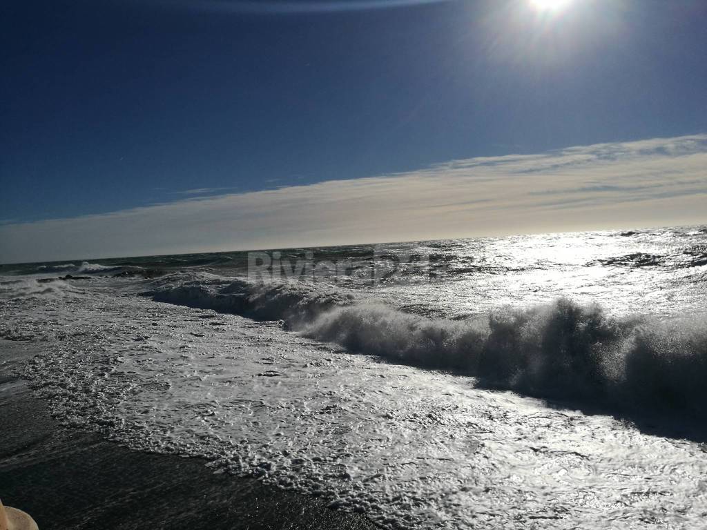 Vento forte a Bordighera