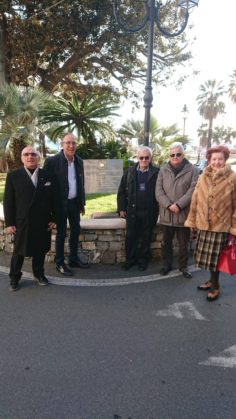 Sanremo, posata la targa della FIDCA