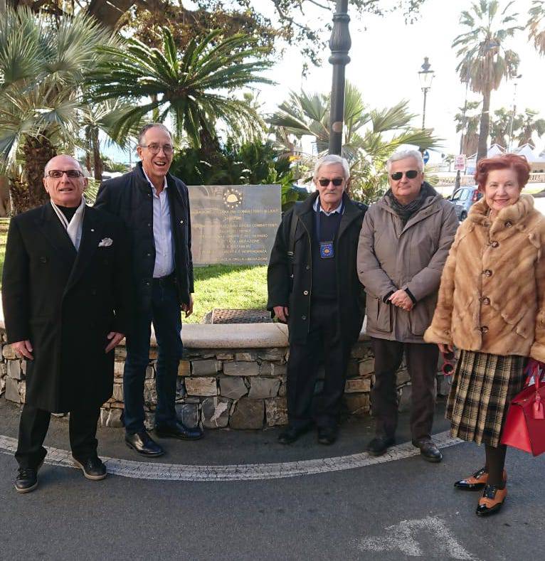 A Sanremo una stele in memoria dei combattenti della FIDCA