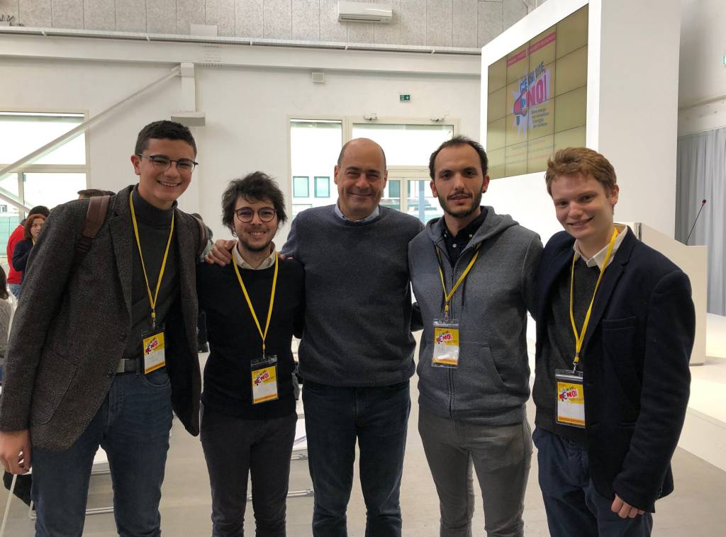 Una delegazione imperiese dei Giovani Democratici incontra Nicola Zingaretti a Bologna