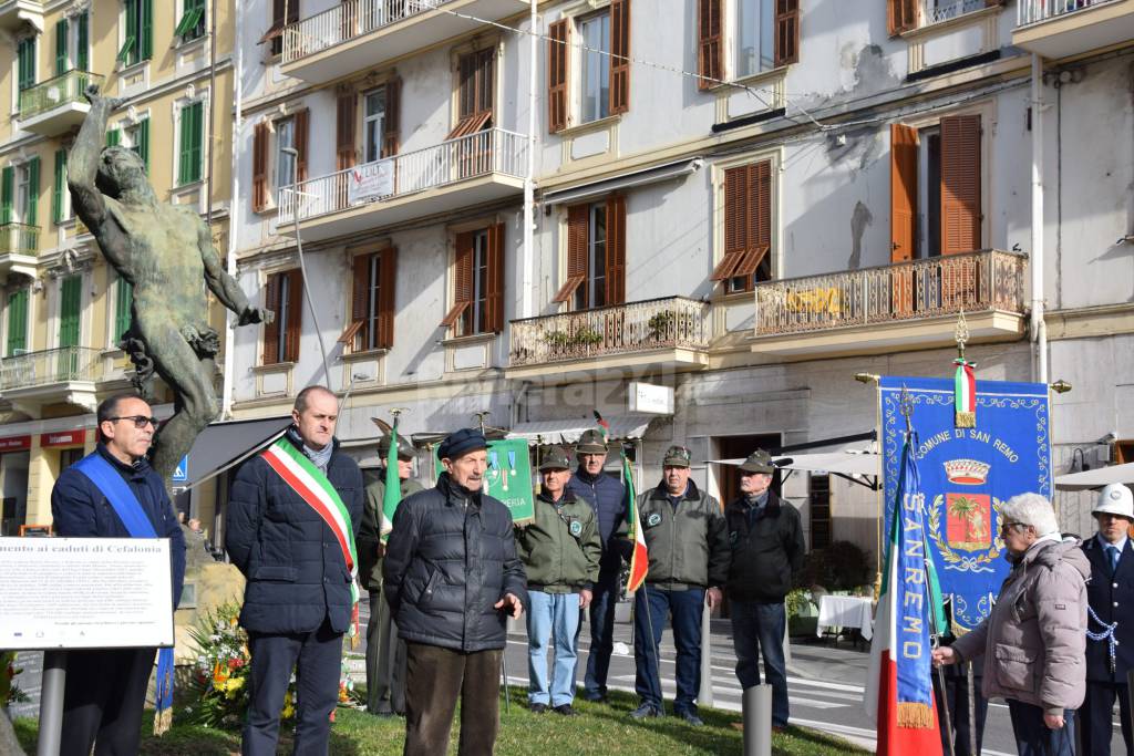 Sanremo ricorda le vittime della Shoah. Cerimonia commemorativa in corso Mombello