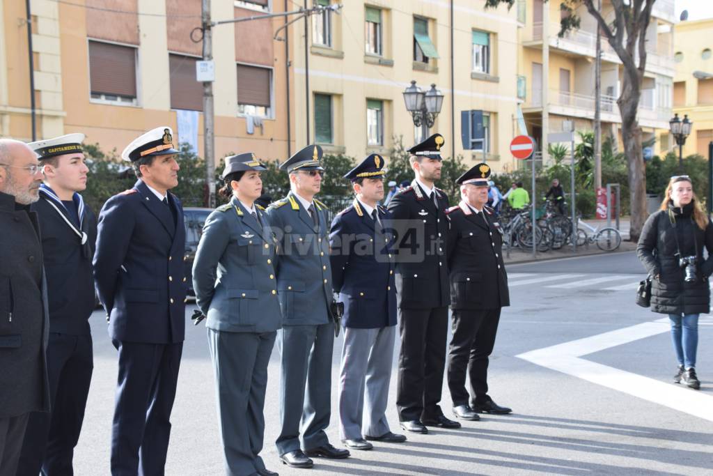 Sanremo ricorda le vittime della Shoah. Cerimonia commemorativa in corso Mombello