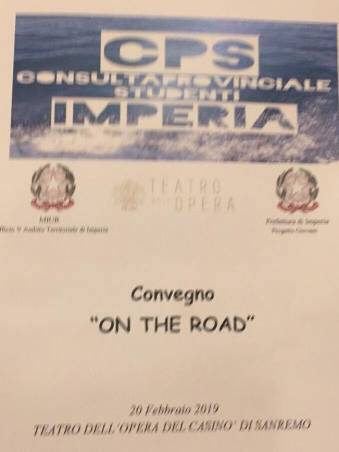 Sanremo, al Teatro del Casinò studenti e istituzioni per il convegno “On the road”