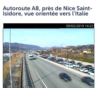 A8 chiusa a La Turbie, Mentone &#8220;blindata&#8221; per manifestazione dei &#8220;Gilets jaunes&#8221;