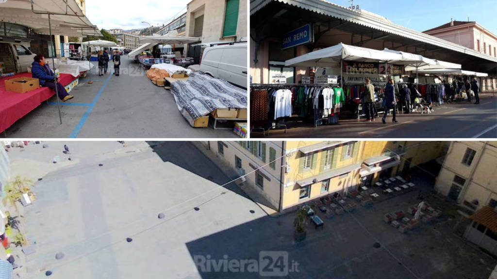 Sanremo, ambulanti del mercato sballottati tra vecchia stazione e piazza Borea