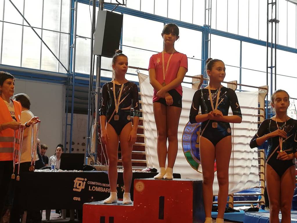 Taggia, le immagini dell&#8217;Asd Ginnastica Riviera dei Fiori a Milano