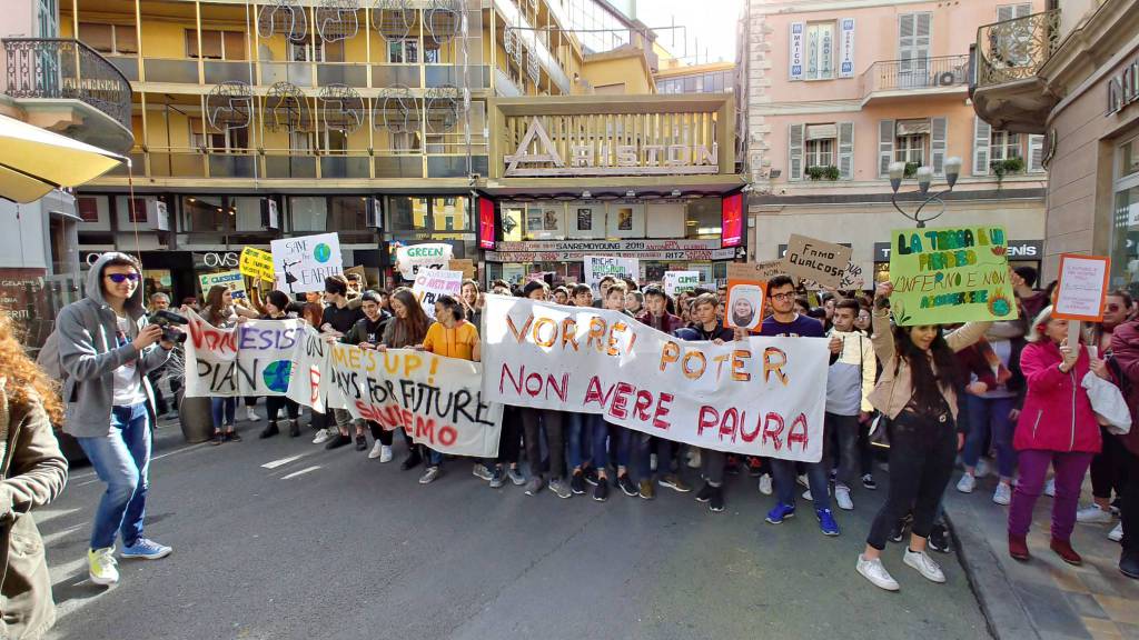 Global strike for climate a Sanremo