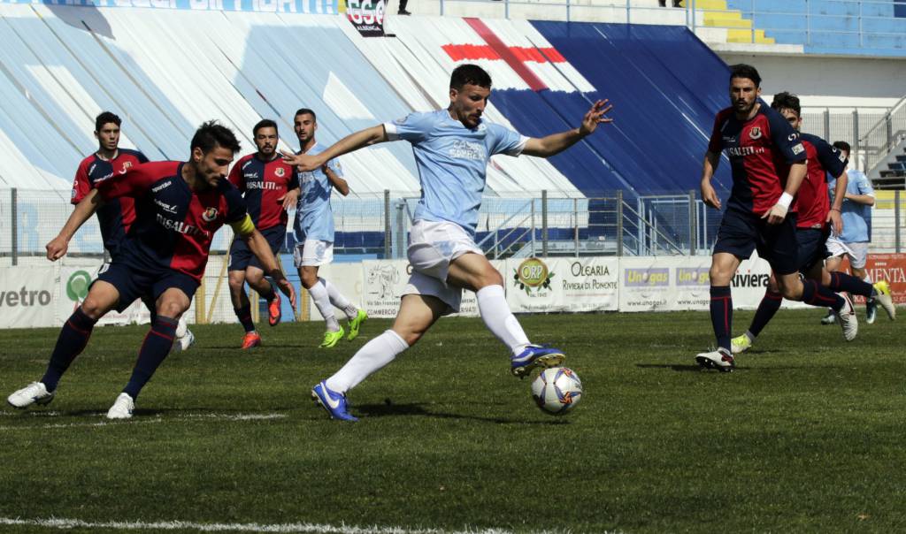 Serie D, le immagini di Sanremese-Sestri Levante