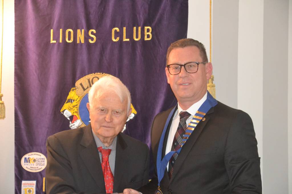 Giancarlo Caselli ospite del Lions Club Imperia Host