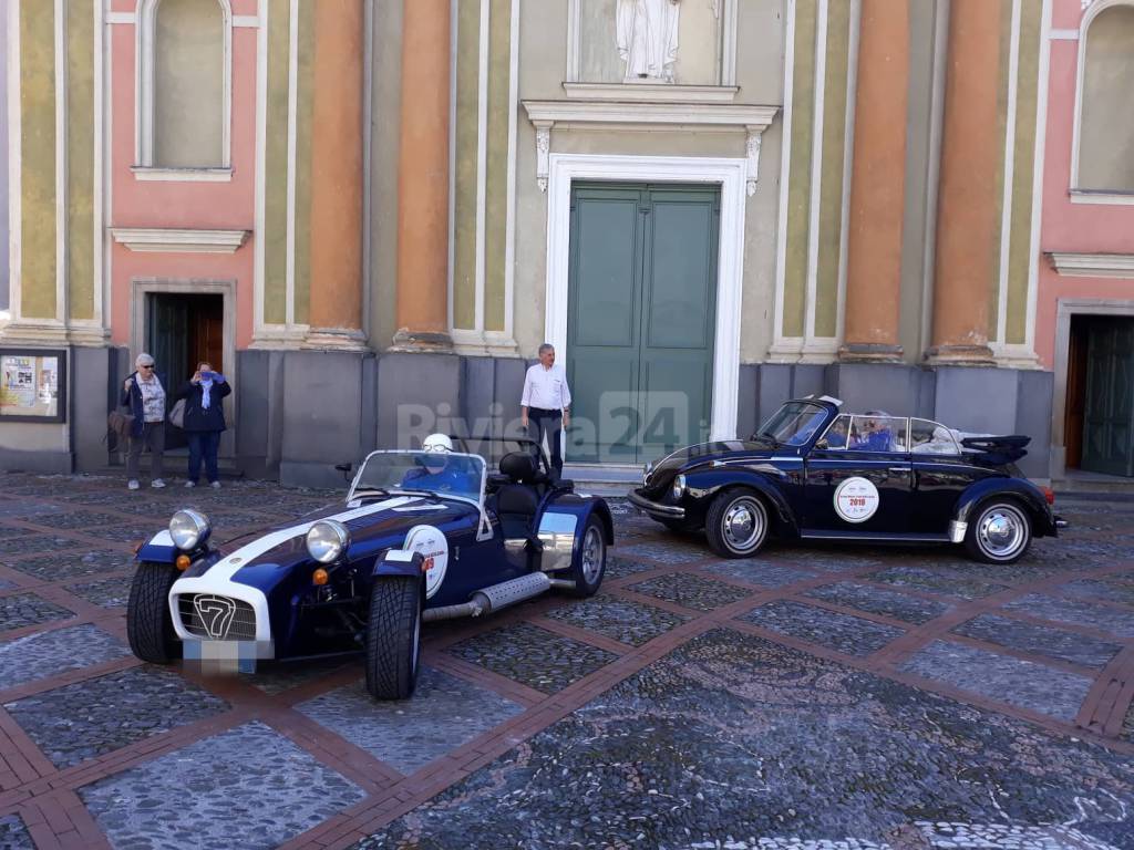 Il Grand Trail motoristico di 1600 km fa tappa a Dolceacqua, Viale: «L’Arco del Benessere promuove il territorio»