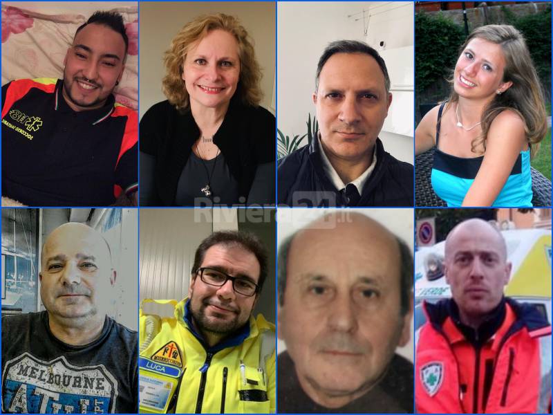 I sedici candidati della lista civica 'Ventimiglia nel cuore' che appoggia Gaetano Scullino